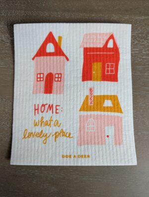 Doe A Deer - Home Swedish Dishcloth