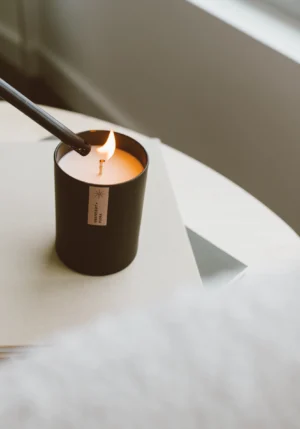 Grapefruit + Flora - Matte Black Tumbler Soy Candle