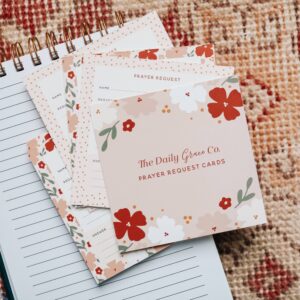 Prayer Request Cards - Summer Floral